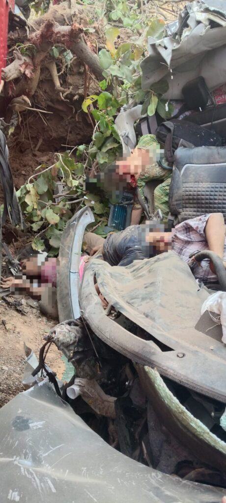 ओंकारबंद खल्लारी के पास हुआ दर्दनाक हादसा। एक ही परिवार के छै: लोगो की मौत।