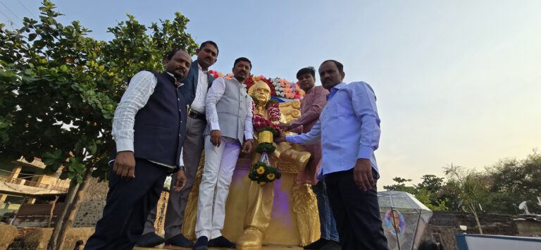 डॉ. बाबासाहेब अंबेडकर की प्रतिमा की भव्य शोभा  यात्रा