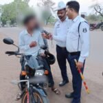 शराब पीकर वाहन चलाने वाले चालकों पर कार्यवाही के लिए चलाया गया विशेष अभियान।
