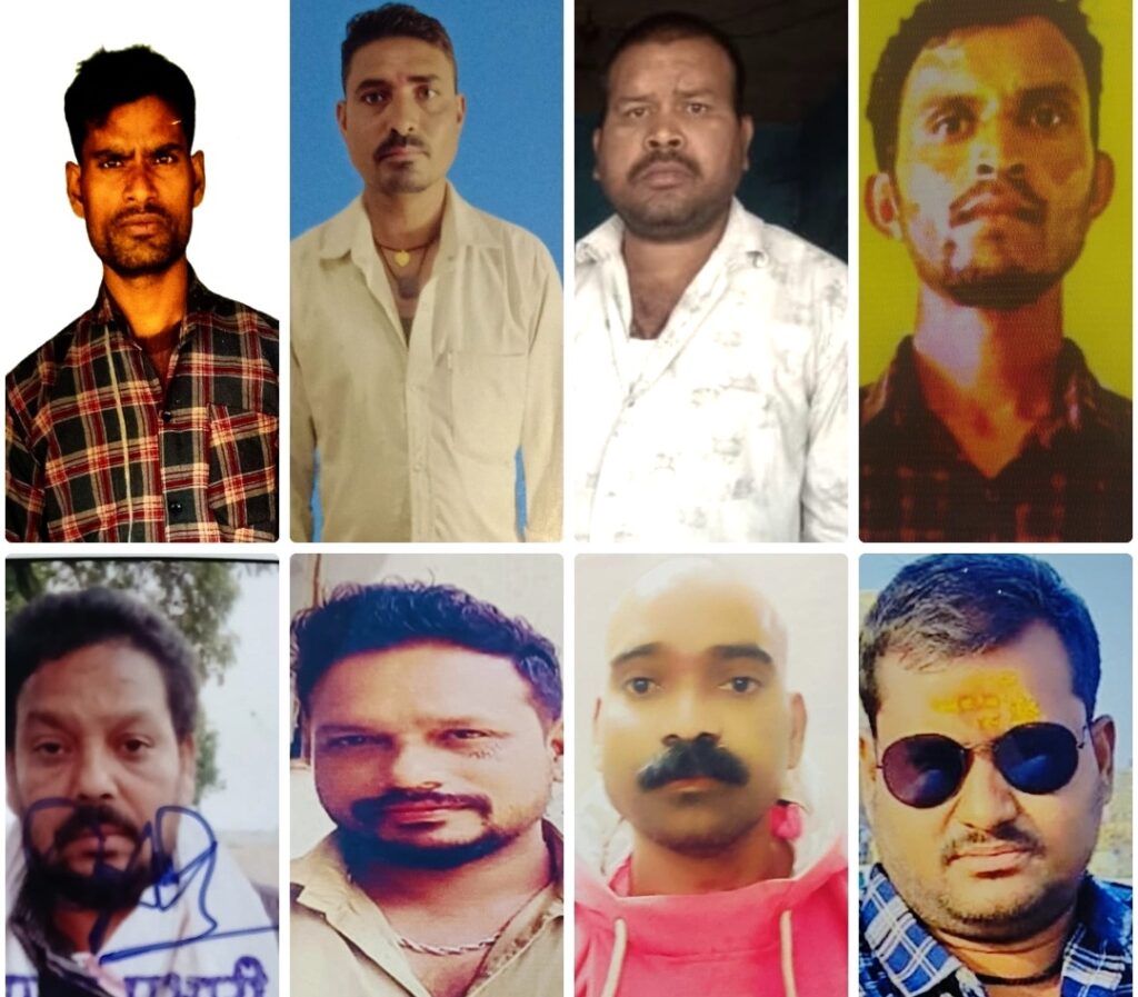 पुलिस अधीक्षक की अनुशंसा पर कलेक्टर एवं जिला दण्डाधिकारी द्वारा जिले के 08 आदतन अपराधियों को किया गया जिलाबदर।