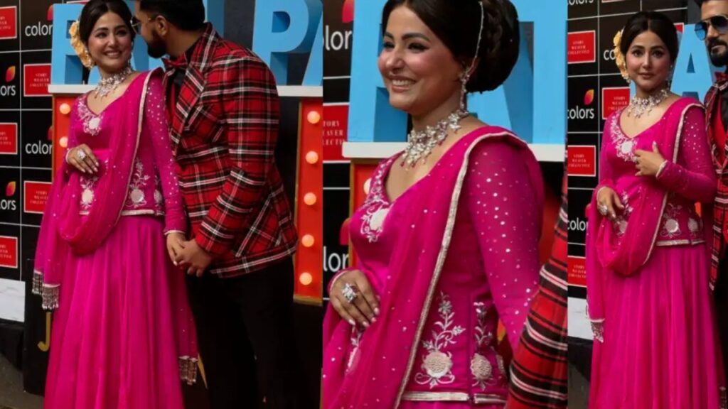 पति के साथ पोज देती दिखीं Hina Khan! सोशल मीडिया पर छाया हिना खान का ओम शांति ओम लुक, फैंस हुए दीवाने