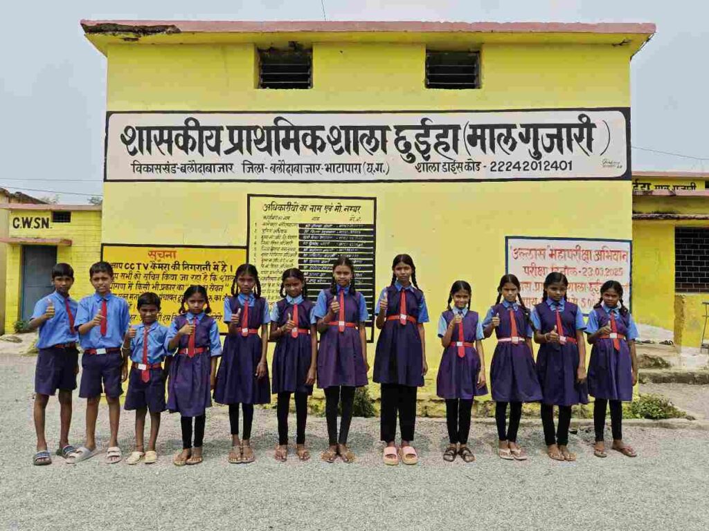 युक्तियुक्तकरण से प्राथमिक शाला छुईहा  में अब पर्याप्त शिक्षक,शिक्षा व्यवस्था हुई सुदृढ़