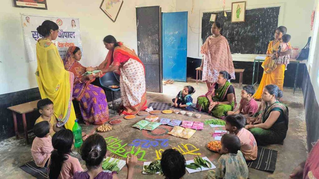 पोषण माह 2025 के तहत महिला बाल विकास विभाग द्वारा सुपोषण चौपाल का कार्यक्रम आयोजित