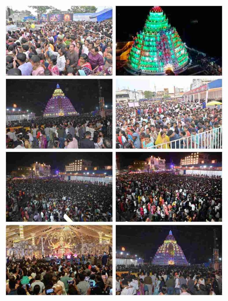 जांजगीर : नैला दुर्गा पंडाल में उमड़ा जनसैलाब, लाखों श्रद्धालुओं ने किए माँ दुर्गा के दर्शन