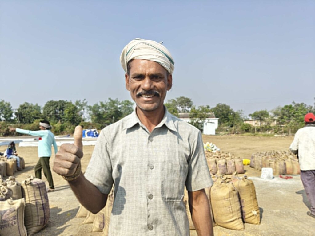धान खरीदी महाभियान 2025 : उपार्जन केंद्र शिकारी केशली में 11 किसानों ने बेचा 416 क्विंटल धान