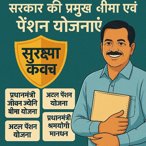 📰 “हर नागरिक के लिए सुरक्षा कवच” — सरकार की प्रमुख बीमा एवं पेंशन योजनाएं दे रही आर्थिक संबल और सुरक्षित भविष्य की गारंटी