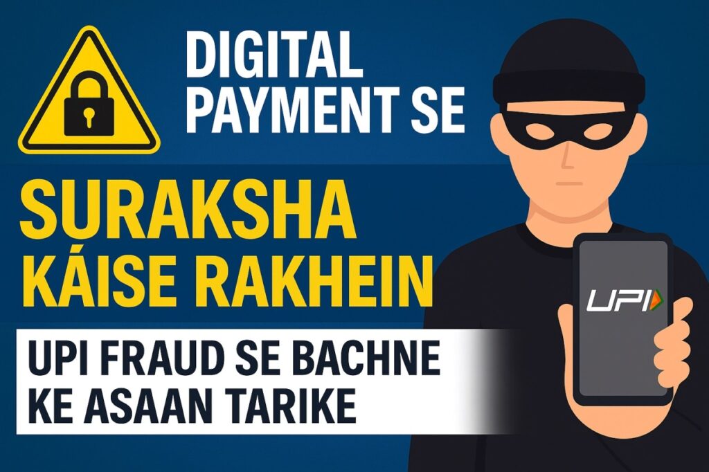 📰 डिजिटल पेमेंट से सुरक्षा कैसे रखें: जानिए UPI फ्रॉड से बचने के आसान तरीके