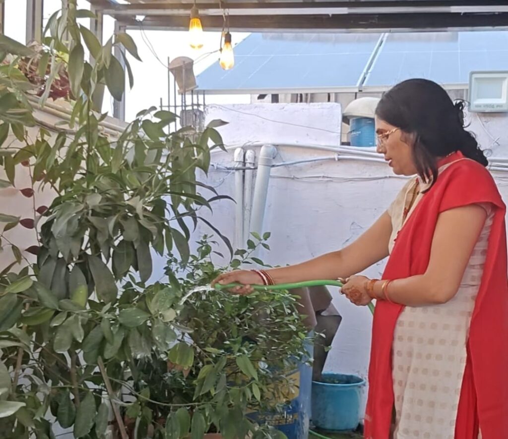 🌿 प्रकृति प्रेमी रितु मेश्राम ने सोलर पैनल लगवाकर पर्यावरण संरक्षण में निभाई सहभागिता