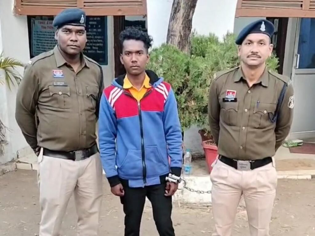 सिमगा में युवती पर चाकू से हमला: पुलिस की त्वरित कार्रवाई, 10 घंटे में आरोपी गिरफ्तार