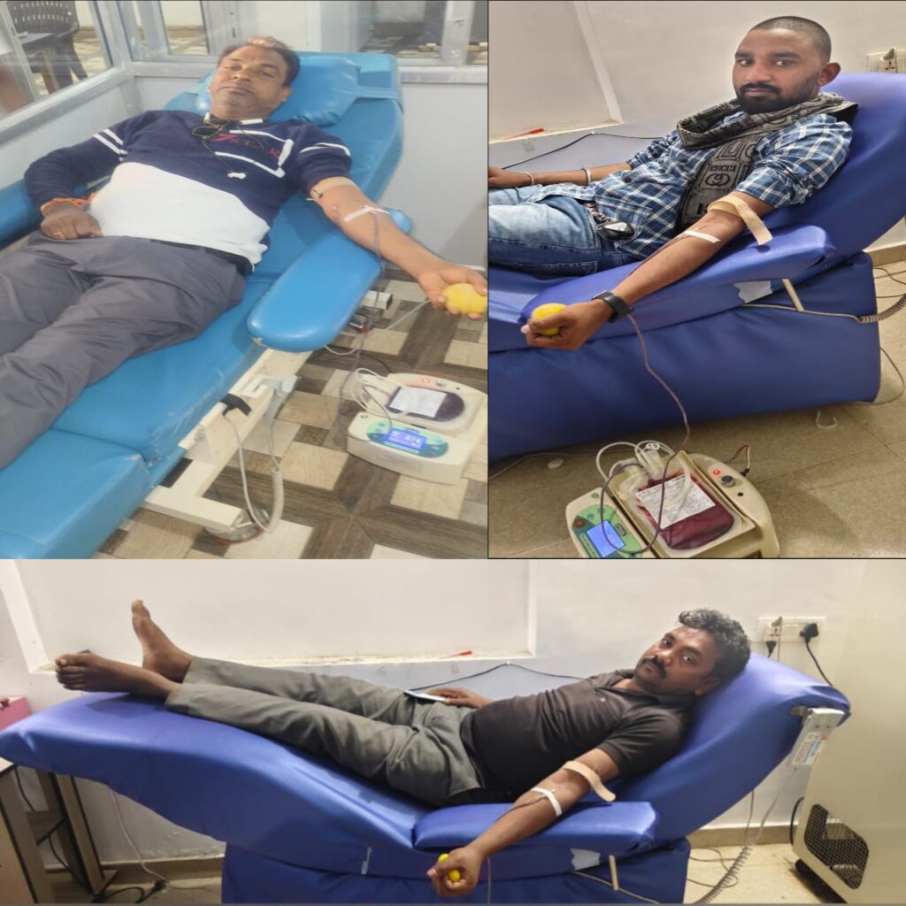 अनिरुद्ध साहू ने 27वीं बार किया रक्तदान, युवाओं के लिए बने प्रेरणा स्रोत