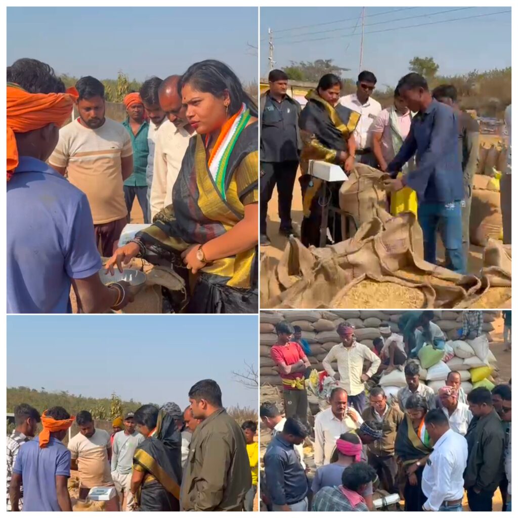 विधायक कविता लहरे ने धान खरीदी केंद्रों का किया औचक निरीक्षण, व्यवस्थाओं का लिया जायज