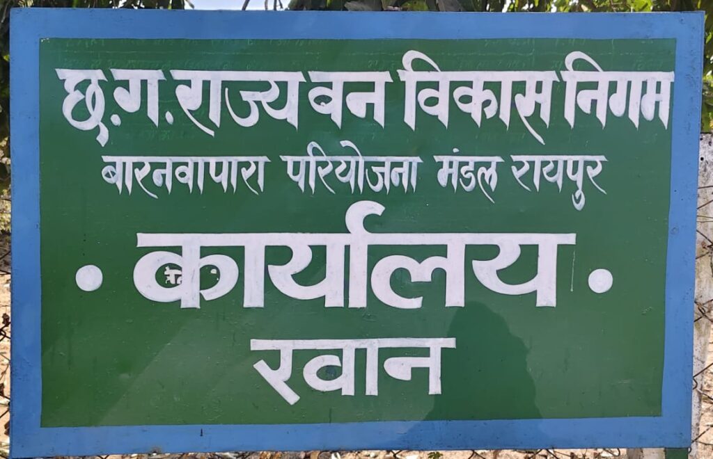 छ.ग.वन विकास निगम के रवान रेंज में कूप कटाई व प्लांटेशन में भारी अनियमितता।