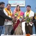 संगठन के आदेश को स्वाकर कर, विधायक ने, तीनो ब्लॉक अध्यक्षों को दी बधाई