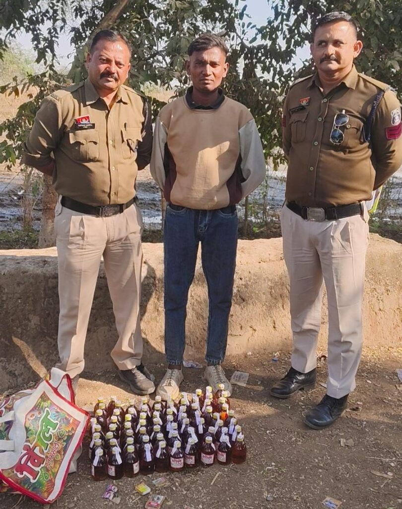 समाधान सेल की सूचना पर पलारी पुलिस की कार्रवाई, अवैध शराब बेचने वाला गिरफ्तार