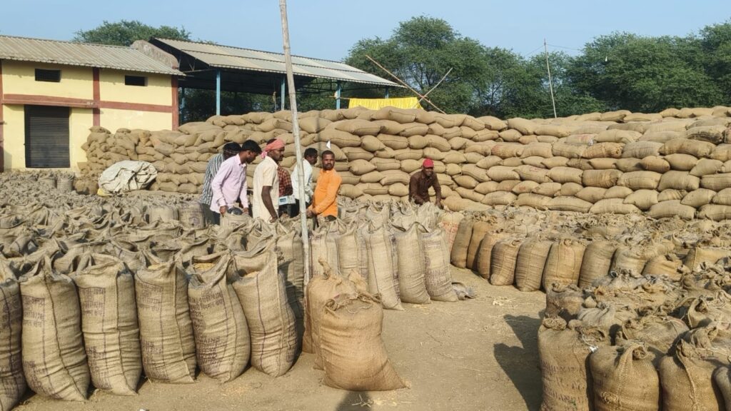 जिले के 157367 किसानों से 7 लाख 91हजार मेट्रिक टन धान खरीदी