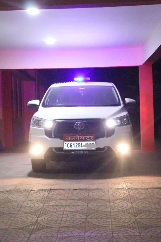 जिला सक्ति में आधी रात कलेक्टर का औचक निरीक्षण, अवैध धान परिवहन पर बड़ी कार्रवाई