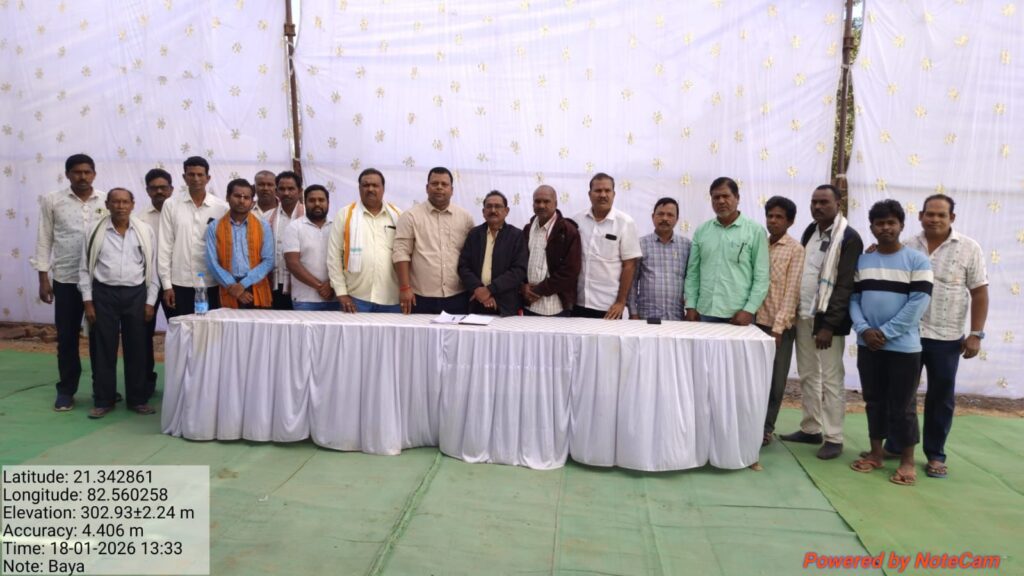 वनांचल की आवाज: सड़क निर्माण के लिए बया में उमड़ा जनसैलाब, ‘संघर्ष समिति’ का हुआ शंखनाद