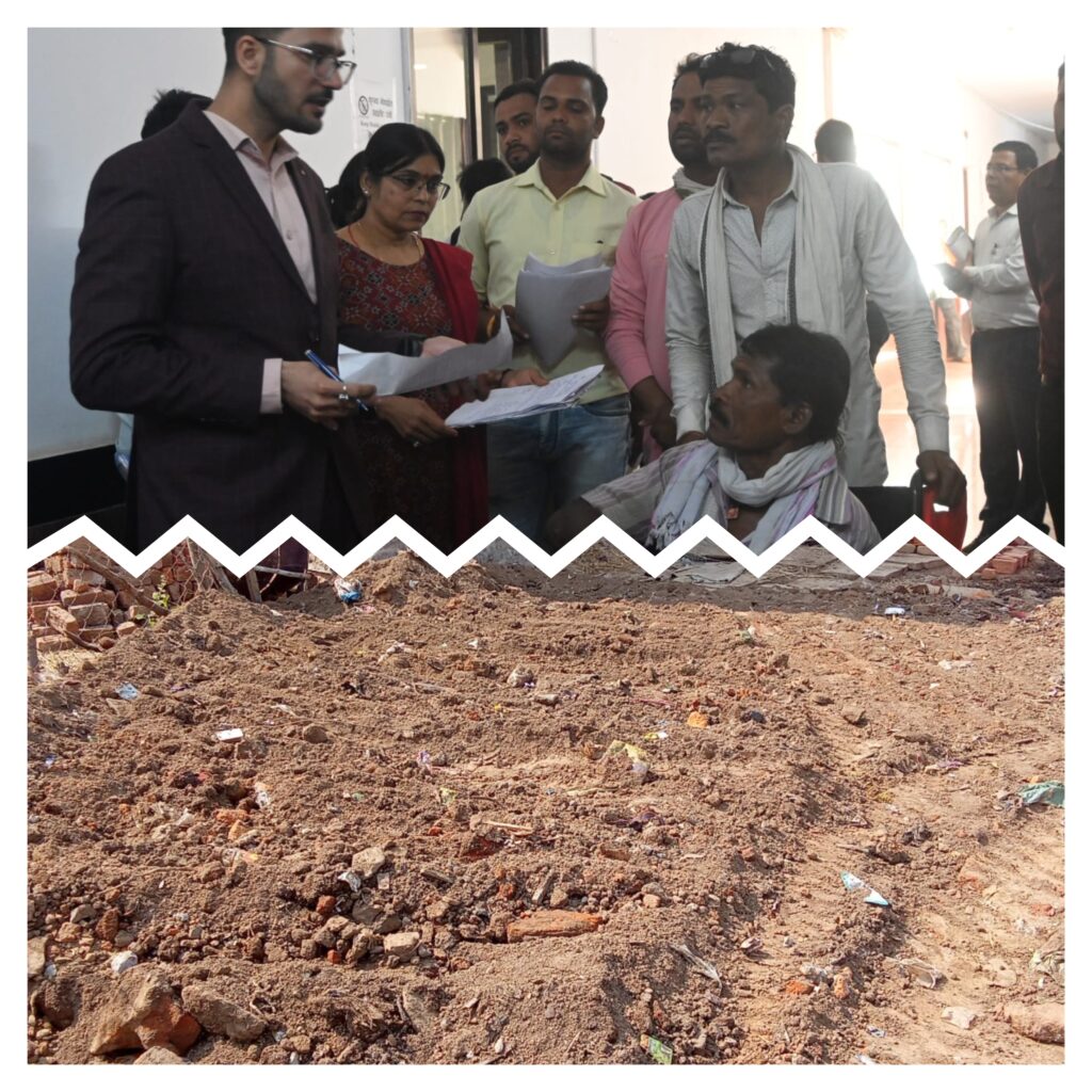 कलेक्टर जनदर्शन में दिव्यांग की समस्या पर त्वरित कार्यवाही,घर के सामने कचरा भरे घुरवा से मिली निजात