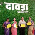 श्री दौवड़ा विश्वविद्यालय द्वारा सरस्वती शिशु मंदिर के शिक्षकों का सम्मान