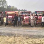 कसडोल में अवैध रेत उत्खनन पर बड़ी कार्रवाई 6 आरोपी गिरफ्तार, 6 ट्रैक्टर जप्त