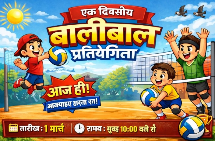 छुरा में ब्लॉक स्तरीय बालीबाल प्रतियोगिता का होने जा रहा आयोजन, मिनी स्टेडियम में जुटेगा खेल प्रेमियों का सैलाब,