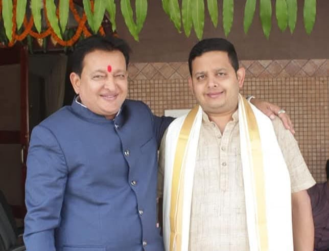 सुमित अग्रवाल बने भाजपा आर्थिक प्रकोष्ठ के जिला संयोजक, विधायक डॉ. संपत अग्रवाल ने दी बधाई