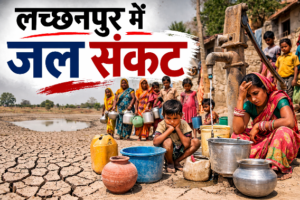 मार्च माह में ही प्यासा हुआ लच्छनपुर: हैंडपंप-बोरवेल सूखे, तालाब खाली, नल-जल योजना भी बेअसर