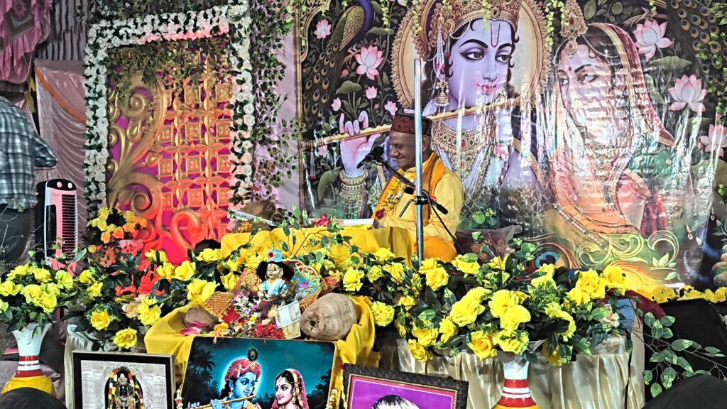 ग्राम खुरसुला में श्रीमद् भागवत कथा का चौथा दिवस सम्पन्न, नरसिंह अवतार व प्रह्लाद चरित्र ने भावविभोर किया श्रद्धालुओं को