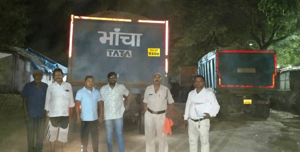 जांजगीर-चांपा में बड़ी कार्रवाई अवैध रेत परिवहन पर प्रशासन का शिकंजा, 13 हाईवा और 3 ट्रैक्टर जब्त