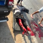 दर्रा में तेज रफ्तार का कहर: ट्रेलर की टक्कर से युवक गंभीर रूप से घायल