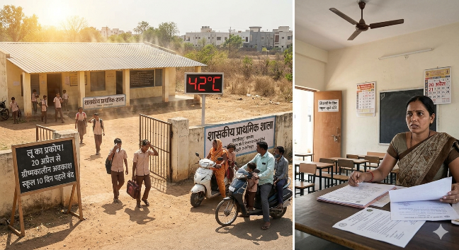लू का असर: 10 दिन पहले बंद होंगे स्कूल, 20 अप्रैल से ग्रीष्मकालीन अवकाश