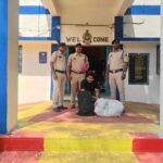 गरियाबंद पुलिस की बड़ी कार्रवाई 25 किलो गांजा जप्त, अंतरराज्यीय तस्करी का खुलासा, एक आरोपी गिरफ्तार