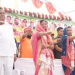 मुख्यमंत्री की पत्नी श्रीमती कौशिल्या देवी साय पहुँची नारायणपुर धाम, भव्य महाधिवेशन में शामिल।