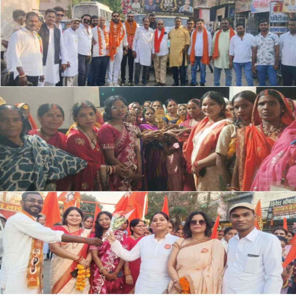 अकलतरा में गूंजा जय श्री राम शिवसेना की भव्य शोभायात्रा में उमड़ा जनसैलाब