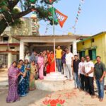 भाजपा का स्थापना दिवस उत्साह व गरिमा के साथ मनाया गया, जयकारों से गूंजा शीतला मंदिर प्रांगण,