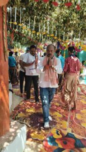 तीन गांवों में गूंजा हरि नाम, मोक्ष कुमार प्रधान ने किया भव्य पूजा-अर्चना