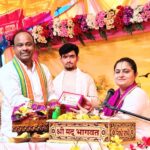 जोगीदादर में श्रीमद्भागवत कथा में श्रद्धालुओं का उत्साह, मोक्ष कुमार प्रधान ने लिया आशीर्वाद