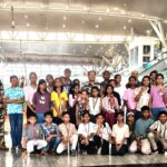 पुलिस परिवार के बच्चों ने हवाई दुनिया को करीब से जाना, स्वामी विवेकानंद एयरपोर्ट का शैक्षणिक भ्रमण