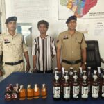 समाधान सेल की सूचना पर कार्रवाई: अवैध शराब के साथ आरोपी गिरफ्तार