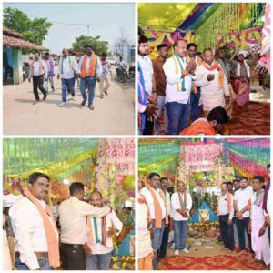 भीषण गर्मी में भी जनसेवा और भक्ति में जुटे मोक्ष कुमार प्रधान