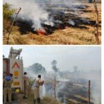 टेंगनाबासा के आगे पैराली में लगी आग, फायर ब्रिगेड ने पाया काबू,