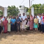 विश्व पर्यावरण दिवस पर नगर पंचायत अध्यक्ष नागेश्वर साहू ने किया वृक्षारोपण।