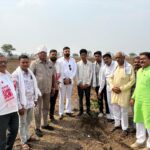 ग्राम किरवई के पुजेरिन दाई माता मंदिर प्रांगण में जिला साहू संघ द्वारा वृक्षारोपण किया गया,