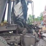 कटघोरा हाईवे पर दो ट्रेलरों की भीषण टक्कर,एक चालक की मौत