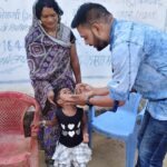 पल्स पोलियो महाअभियान: पार्षद भानु प्रताप ने बच्चों को पिलाया पोलियो की दो बूंद, परिजनों से किया अपील।