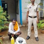 समाधान सेल की सूचना पर बड़ी कार्रवाई: 9 लीटर अवैध महुआ शराब के साथ आरोपी रंजीत सागर गिरफ्तार