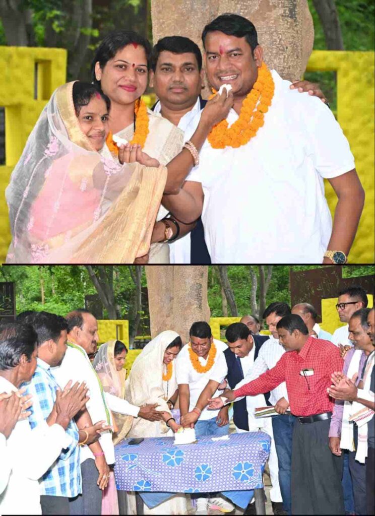 सोनाखान में विधायक प्रतिनिधि प्राण लहरे का जन्मोत्सव हर्षोल्लास के साथ मनाया गया-युधिष्ठिर नायक