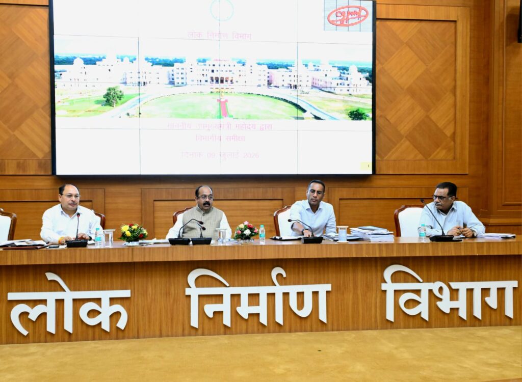 अरुण साव लोक निर्माण विभाग छत्तीसगढ़ का ग्रोथ इंजन, सितंबर-अक्टूबर तक नए कार्यों के आदेश जारी करने के निर्देश