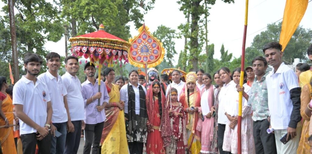 जगन्नाथ रथ यात्रा 2026, चिरमिरी: अभाविप ने सेवा, संस्कार और सामाजिक समर्पण की प्रेरक मिसाल पेश की