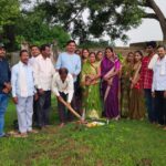 ग्राम पंचायत टेंगनाबासा में पीडीएस भवन एवं नाली निर्माण कार्य का भूमिपूजन,